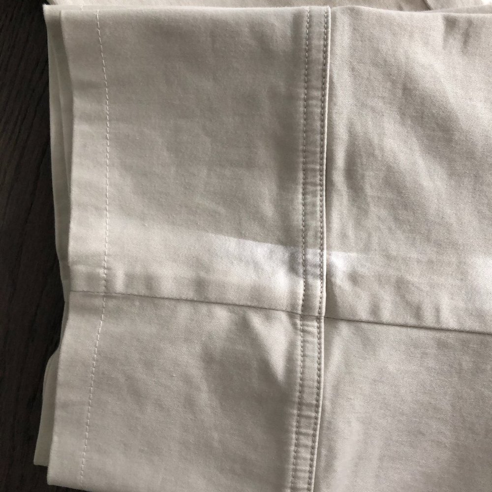 Anne Klein Sport 5 Pocket Stretch Cotton Capri Casual Pants Cream Size 10 NWOT - Picture 3 of 5